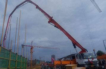 貴州科幻城，平板澆筑，C40標(biāo)號(hào)